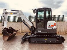 Bobcat E45 Excavator 2018. 2019 Model.