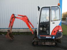 Kubota KX 41-3S Mini digger excavator 2 speed tracking