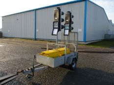 SPW traffic lights battery powered light accepts multiphase and trailer VGC