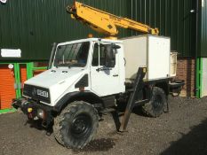 Mercedes-Benz Unimog U100L 4x4 Workshop Access Platform Cherry Picker 2002.