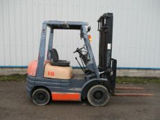 Toyota 18 6FG18 fork 1.75t Lift Only weighs 2780 kg