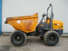 2010 Terex TA10 10 ton 4X4 dumper Turbo diesel engine