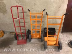 ** NO RESERVE **Sack trucks