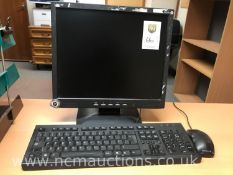 ** NO RESERVE ** Monitor plus keyboard mouse
