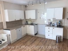 ** NO RESERVE **Kitchen units plus sink and fridge
