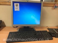 ** NO RESERVE ** Monitor plus keyboard mouse