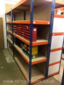 ** NO RESERVE ** Heavy duty shelving/wracking
