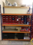 ** NO RESERVE ** Heavy duty shelving/wracking
