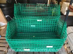 ** NO RESERVE **Filplastic Wire Baskets