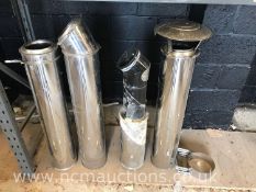 ** NO RESERVE **Twin Wall Stainless Steel Flue