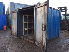 Steel Anti Vandal Storage Container.