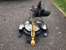 Pro 1200w Slide Compound Mitre Saw With Laser Line Generator