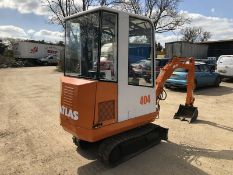 WITHDRAWN LOT 1996 Atlas 404 1.5 Ton Mini Digger
