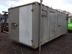 Anti Vandal Steel Welfare Unit With Generator