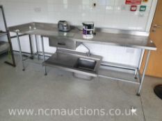 Stainless worktop