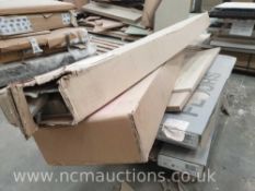 2 x King size panel beds and 3 x packs of wood flooring