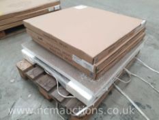 Various square shower trays