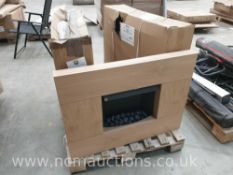 3x Cambrian Square Oak Slimline Fires