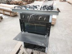 Electric Cooker with 5 Ring Gas Hob