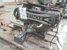 Hitachi C12RSH cross cut saw 240v