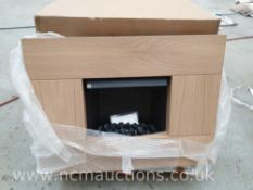 3x Cambrian Square Oak Slimline Fires