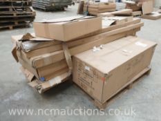 Pallet containing Dressing table and various Cupboard doors and more