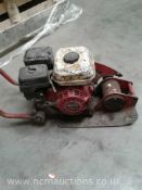 Honda powered wacker plate