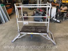 Delta deck working platform