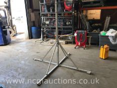Stand for site lighting With light