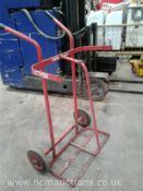 Gas bottle trolley