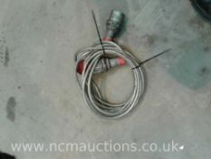 415 volt 5 pin 32amp extension lead