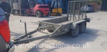 Indespension twin axle plant trailer