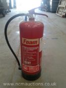 9 litre foam spray fire extinguisher