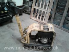 Bomag diesel powered forward / reverse compaction plate