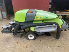 Green Machine Pedestrian Sweeper