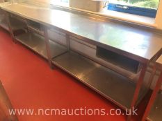 Stainless Steel Prep Area