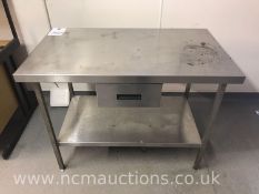 Stainless Steel Prep Table