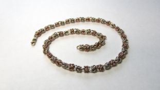 9ct Yellow & Rose Gold 16