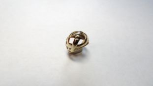 Fancy Signet Ring Stamped 750