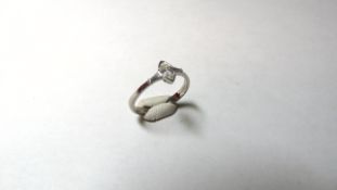 18ct White Gold Marquise Diamond Ring