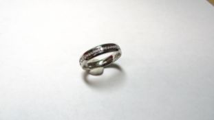 Platinum Diamond Set Band