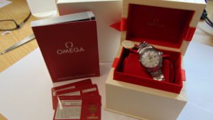 Ladies Omega Aqua Terra Steel Automatic Diamond Set Dial