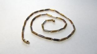 18ct 3 Colour Gold 18