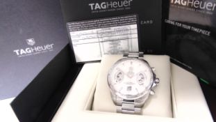 Tag Heuer Grande Carrera Chronograph Automatic on Steel Bracelet CAV511B