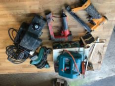 Black & Decker jigsaw Black & Decker Planer 2 air staple guns 1 glue gun