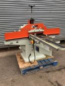 Dominion 4 head tenoner top & bottom tenon cutt of saw & scribe dc braked