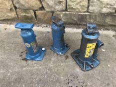 3 Bottle jacks