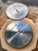 2 Saw Blades 80 teeth & 40 teeth 1 1/4