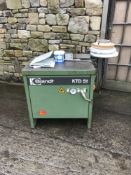 Brandt KTD51 hot melt edgebander for curved pieces/year1988