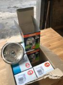 6 OSRAM 35w Halogen Halo spot lights